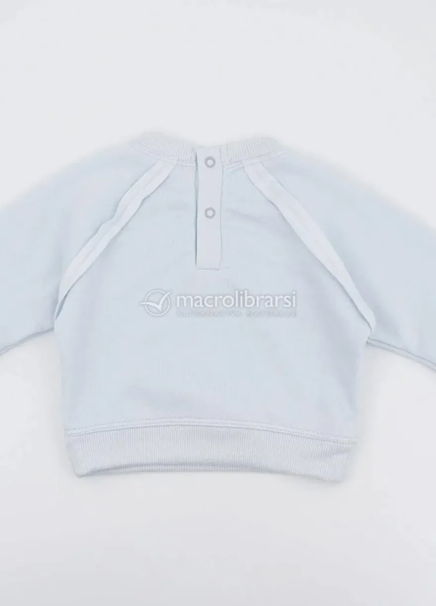 Maglione Bimbo con Tasca - Water Blue - 1m