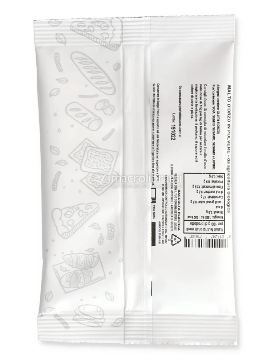 Malto d'Orzo in Polvere Biologico - 30 g