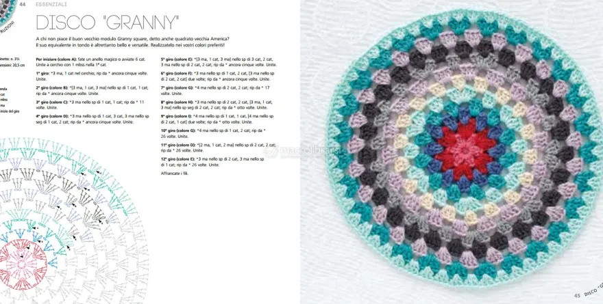 Mandala a Uncinetto