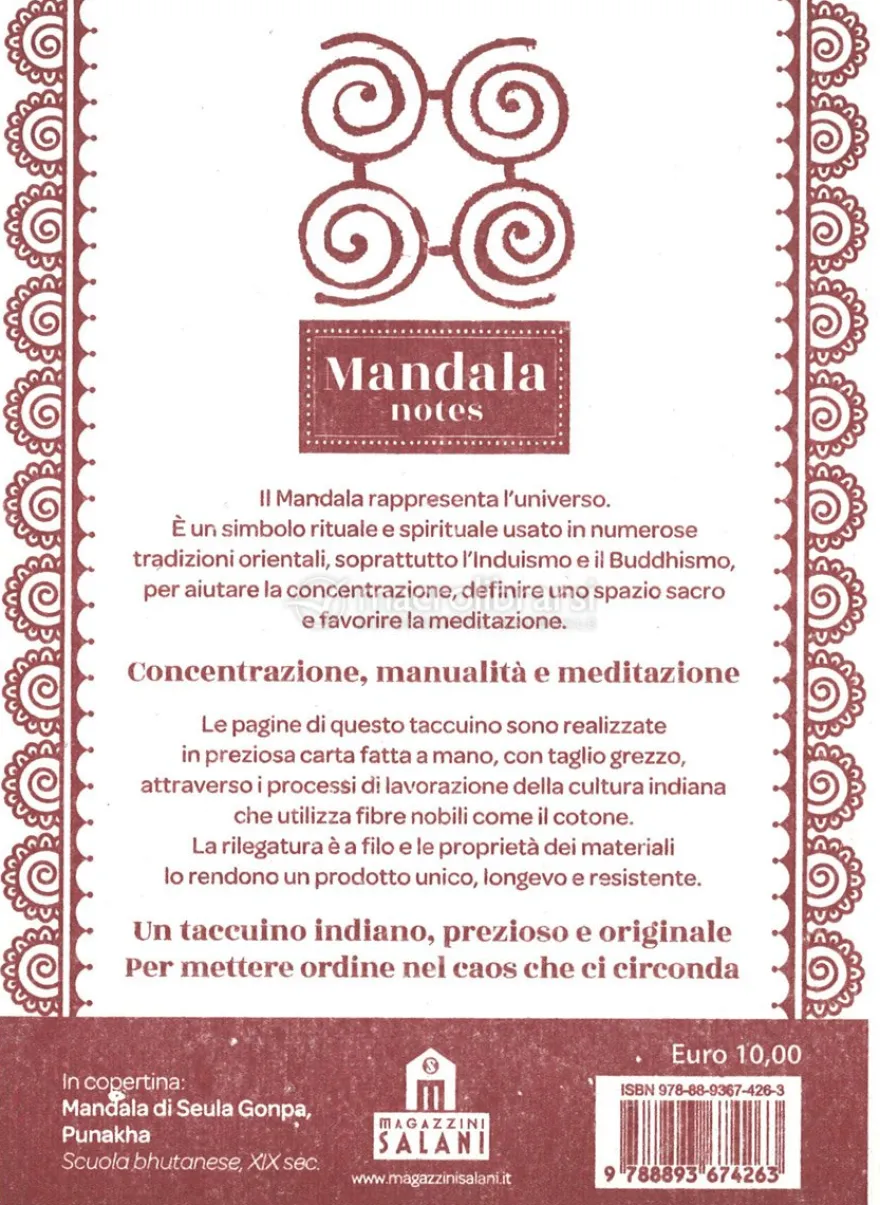 Mandala Notes - Mandala di Seula Gonpa Punakha