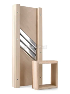 Mandolina in Legno con Cassetto a 3 Lame