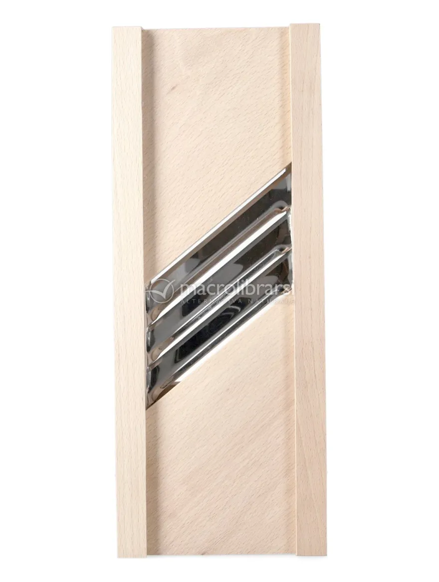 Mandolina in Legno con Cassetto a 3 Lame