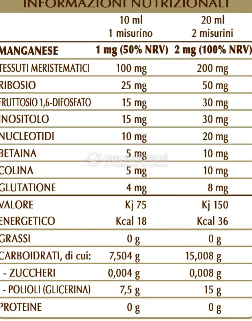 Manganese Olimentovis - Liquido