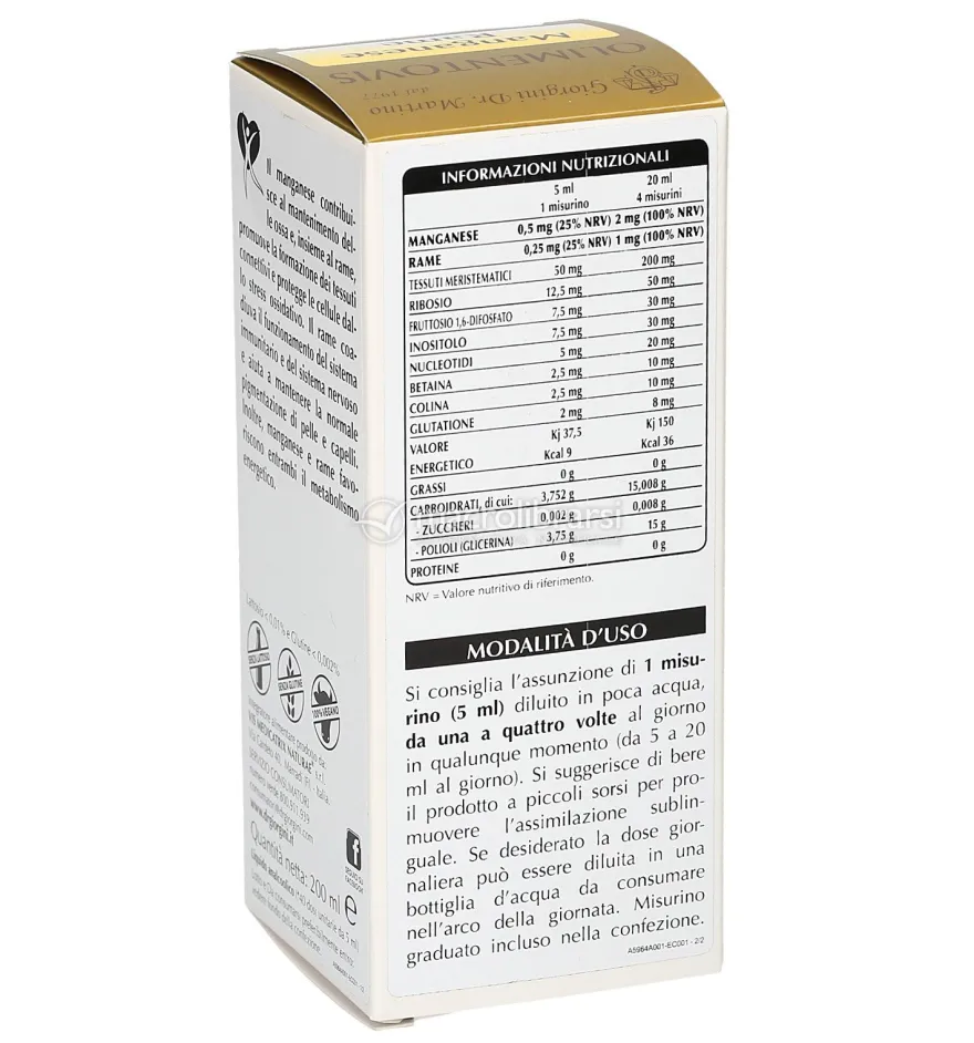 Manganese Rame Olimentovis - Liquido