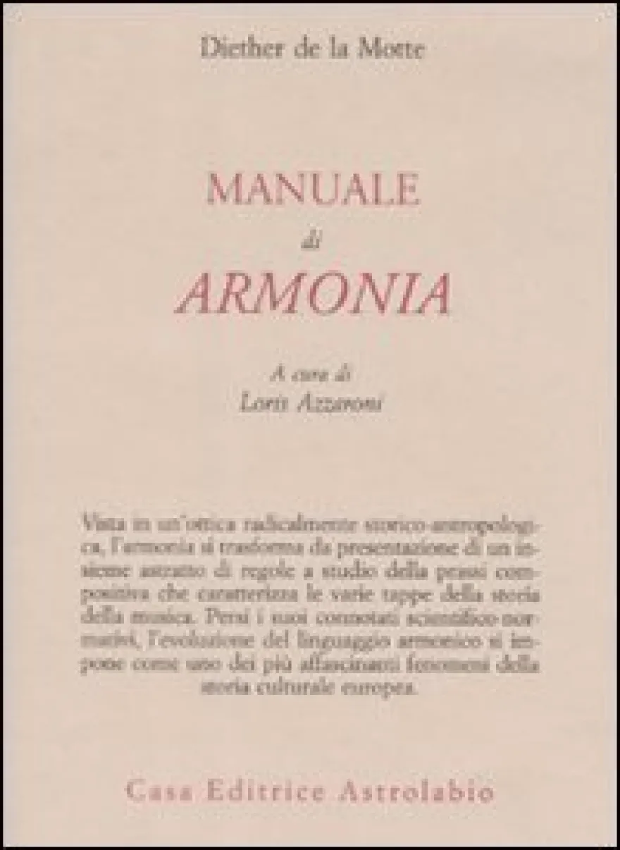 Manuale di Armonia