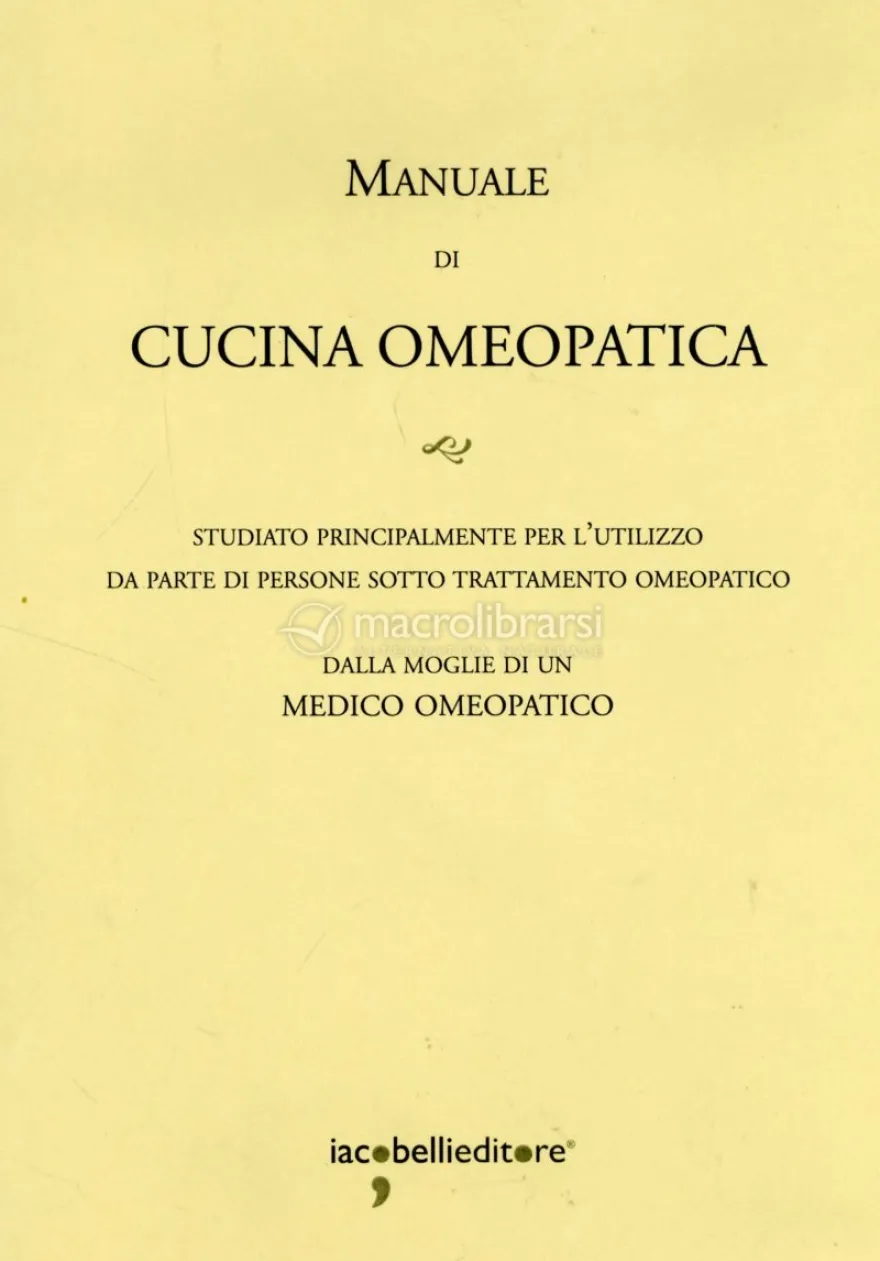 Manuale di Cucina Omeopatica