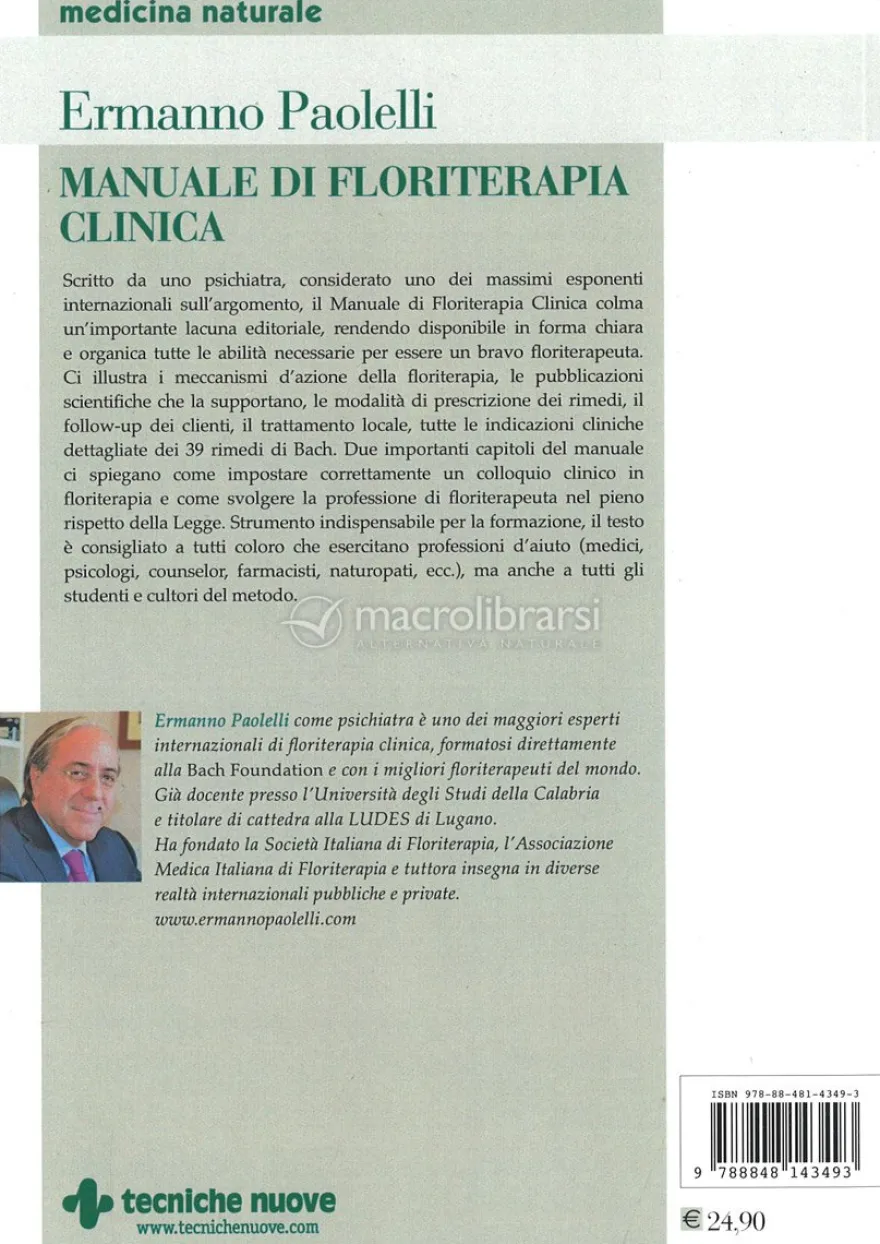 Manuale di Floriterapia Clinica