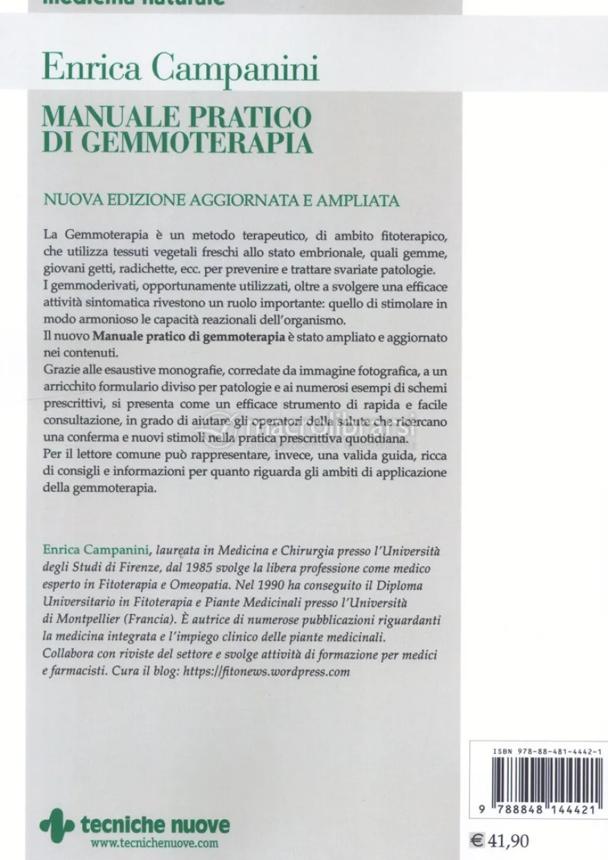 Manuale Pratico di Gemmoterapia