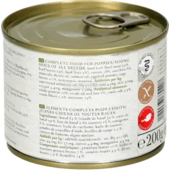 Manzo con Carota e Salvia per Cuccioli