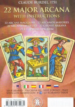 Marseille Tarot - 22 Arcani Maggiori