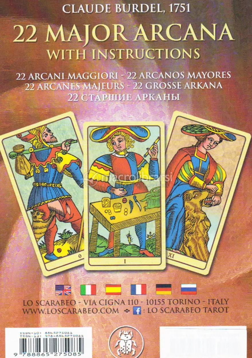 Marseille Tarot - 22 Arcani Maggiori