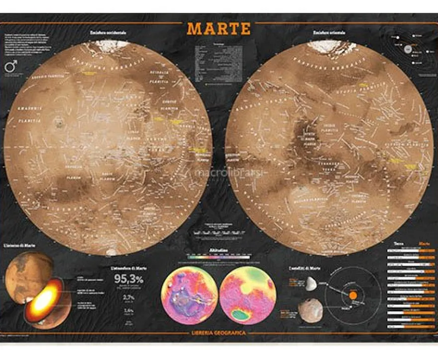Marte - Carte Astronomiche