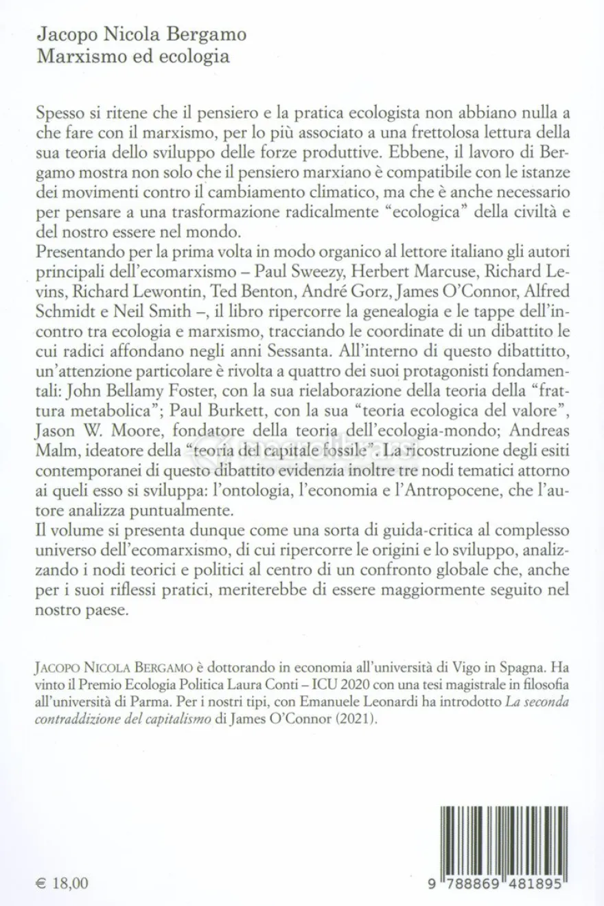 Marxismo ed Ecologia