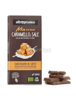 Mascao - Tavoletta di Cioccolato al Latte Caramello e Sale