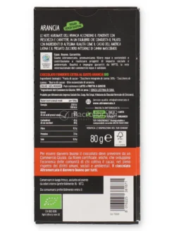 Mascao - Tavoletta di Cioccolato Extra Fondente 58% all'Arancia Bio