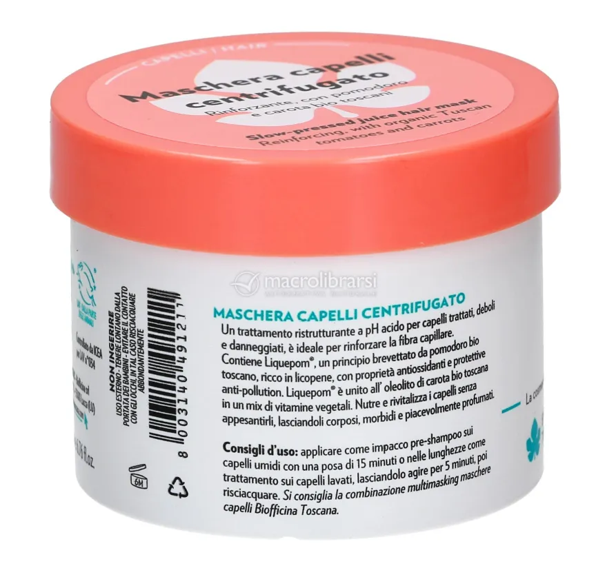 Maschera Capelli Centrifugato - Rinforzante
