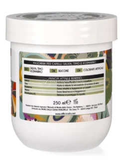 Maschera Capelli Salvia Timo e Rosmarino - 250ml