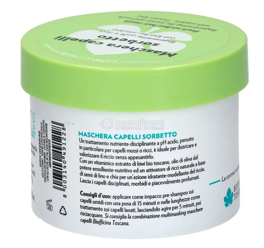 Maschera Capelli Sorbetto - Rigenerante Onde e Ricci