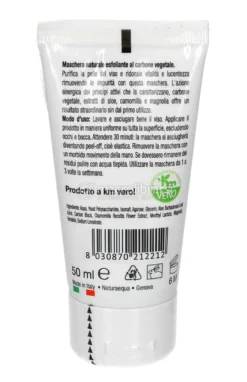 Maschera Esfoliante al Carbone Vegetale - Black Mask Bio Natural Peel-off Mask