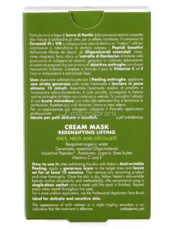 Maschera in Crema Ridensificante Liftante