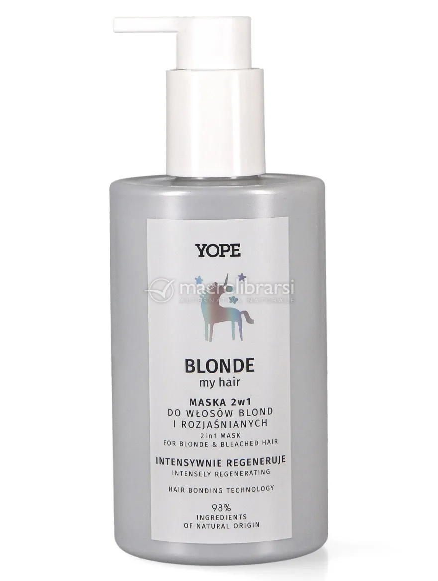Maschera 2 in1 per Capelli Biondi
