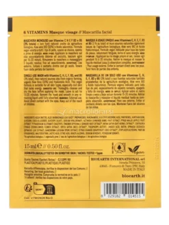 Maschera Viso 6 Vitamins