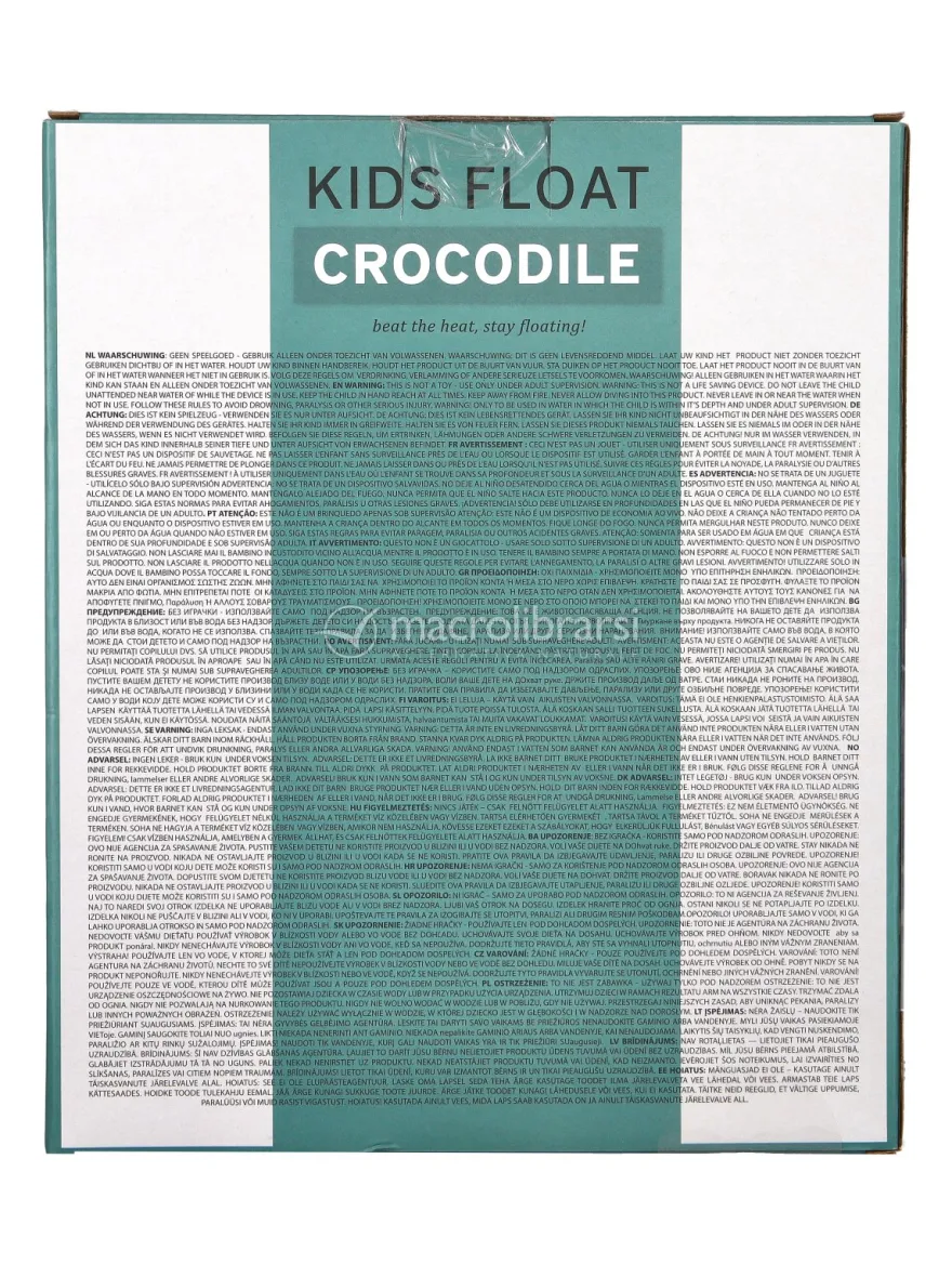 Materassino Gonfiabile Deluxe Coccodrillo