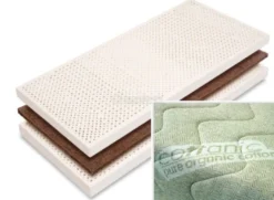 Materasso Cocco Latex - Rivestimento Cottanic - 80x190