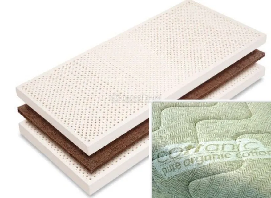 Materasso Cocco Latex - Rivestimento Cottanic - 80x190