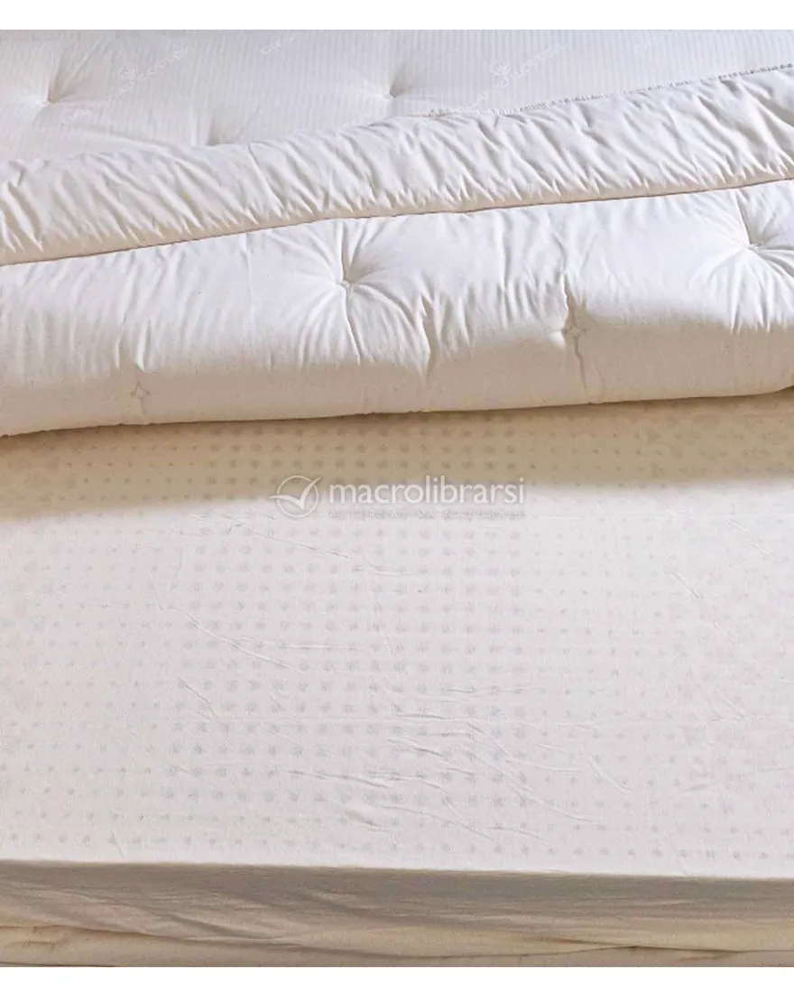 Materasso 18 H Medio - Tessuto Semplice Non Trapuntato In Cotone Bio 160X190