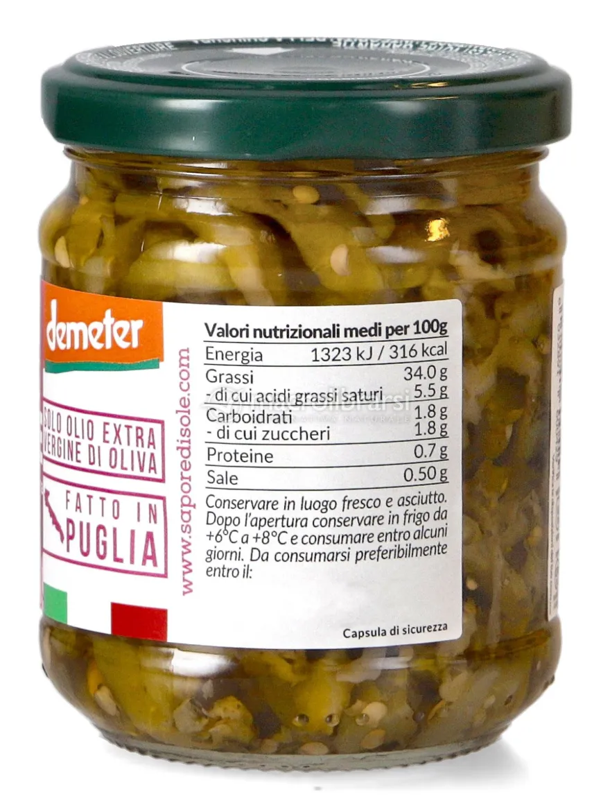 Melanzane in Olio Extravergine di Oliva Bio