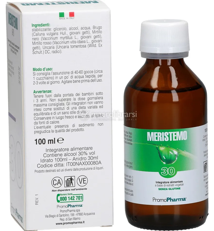 Meristemo 30 - Gocce Orali