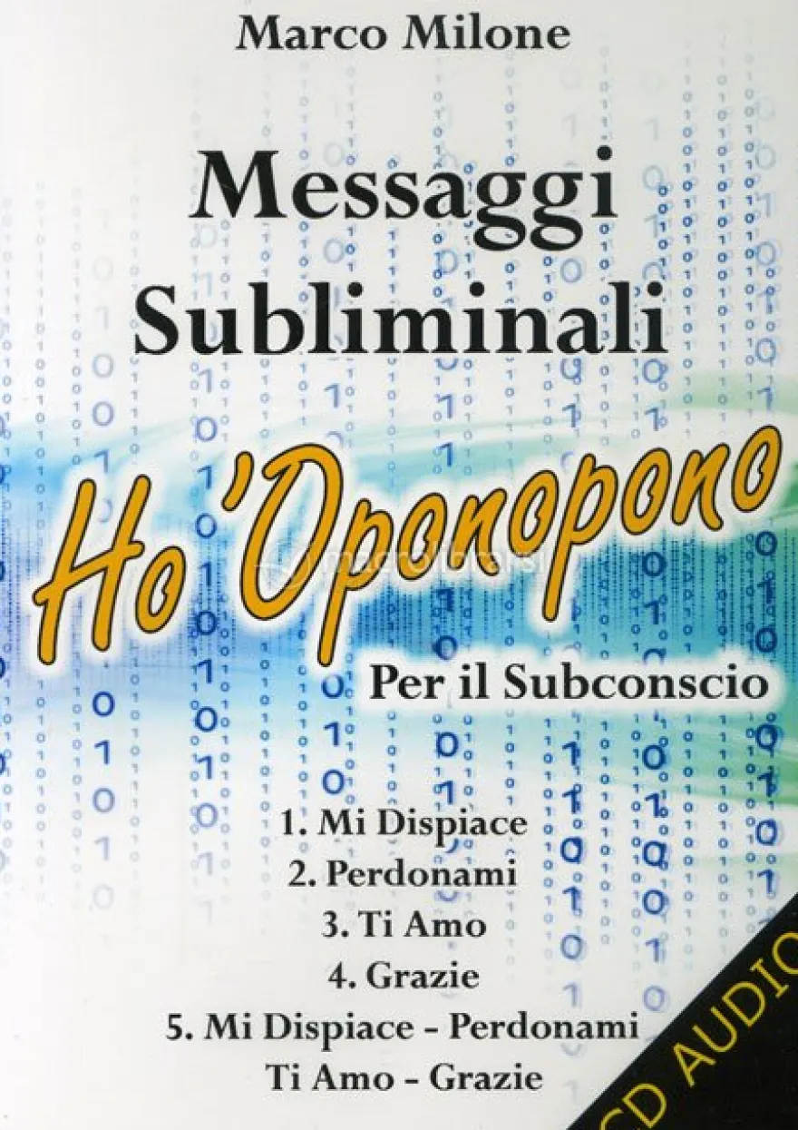 Messaggi Subliminali Ho'Oponopono per il Subconscio - CD audio