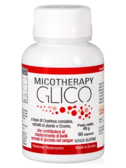 Micotherapy - Glico - Integratore alimentare a base di Coprinus comatus e Cromo