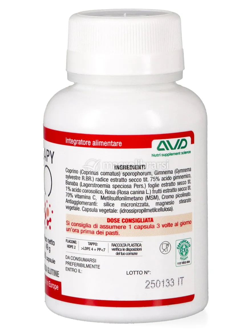 Micotherapy - Glico - Integratore alimentare a base di Coprinus comatus e Cromo