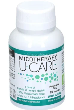 Micotherapy U-Care - Integratore di Estratti di Funghi Titolati