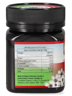 Miele Biologico di Manuka Mgo 250+