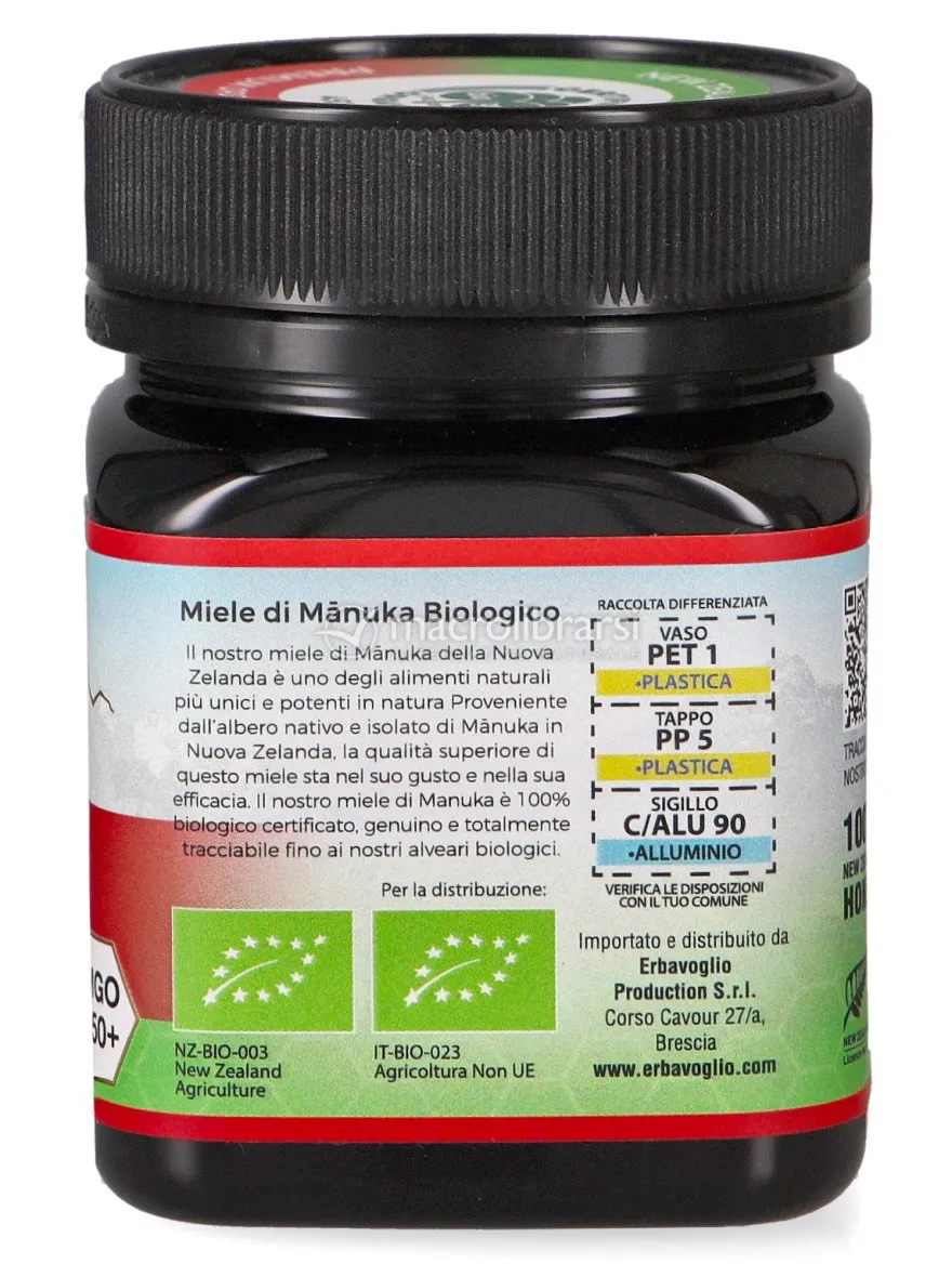 Miele Biologico di Manuka Mgo 250+