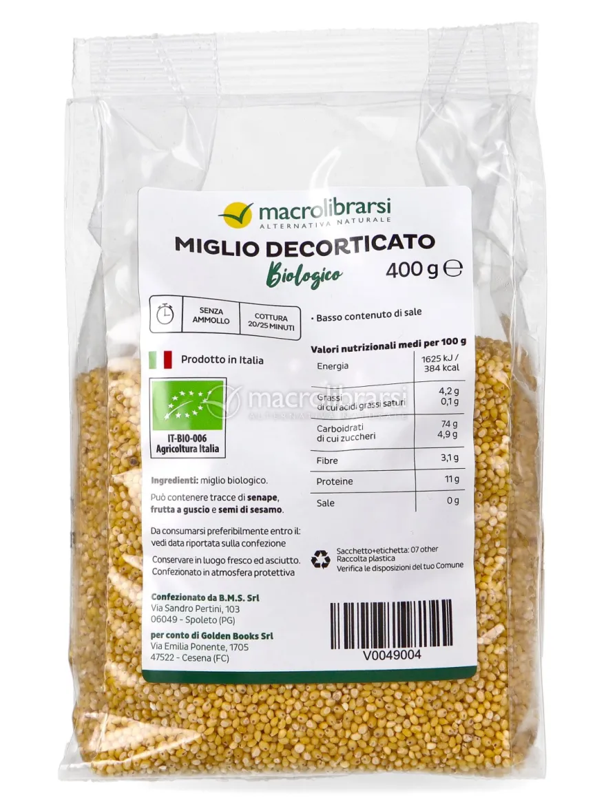 Miglio Decorticato Bio 400 g