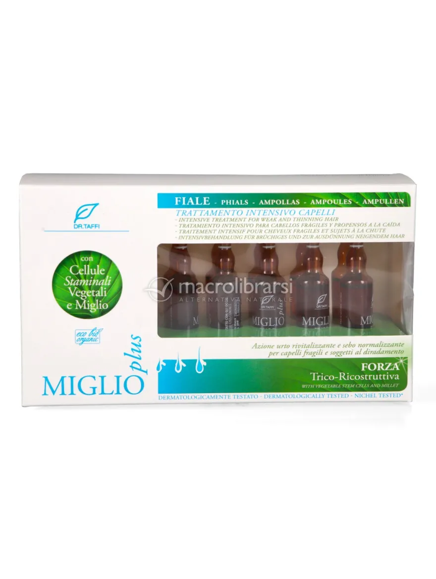 Miglio Plus - Fiale per Capelli con Cellule Staminali Vegetali e Miglio