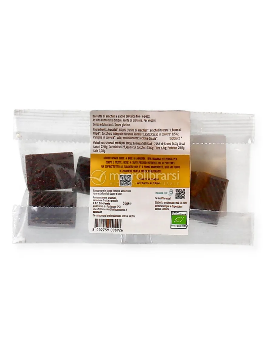 Mini Barrette di Arachidi e Cacao - Peanut e Cacao Bar Golden Yooga