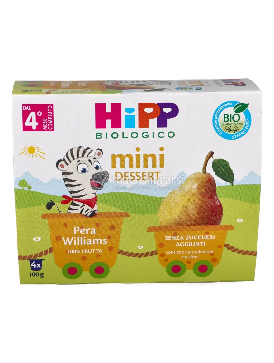 Mini Dessert alla Frutta Bio - Pera Williams