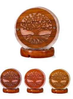 Mini Lampada di Sale Rosa Himalayano USB - Albero della Vita