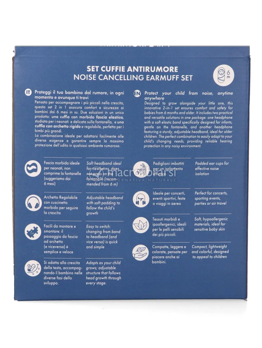 Minimori Cuffie Antirumore 2 in 1