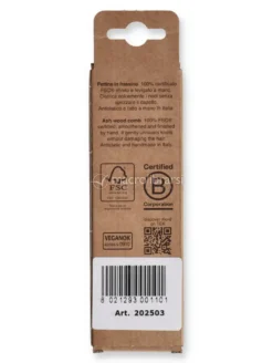 Mini Pettine in Legno a Denti Radi Senza Manico