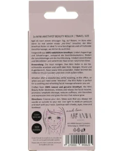 Mini roller con Ametista per il Massaggio al Viso