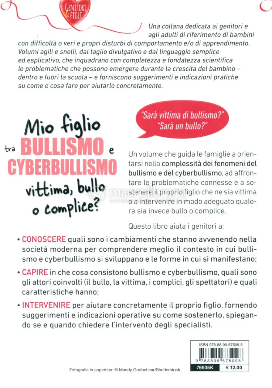 Mio Figlio tra Bullismo e Cyberbullismo
