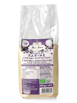 Miscela di Farine con Amaranto, Teff e Quinoa Biologiche