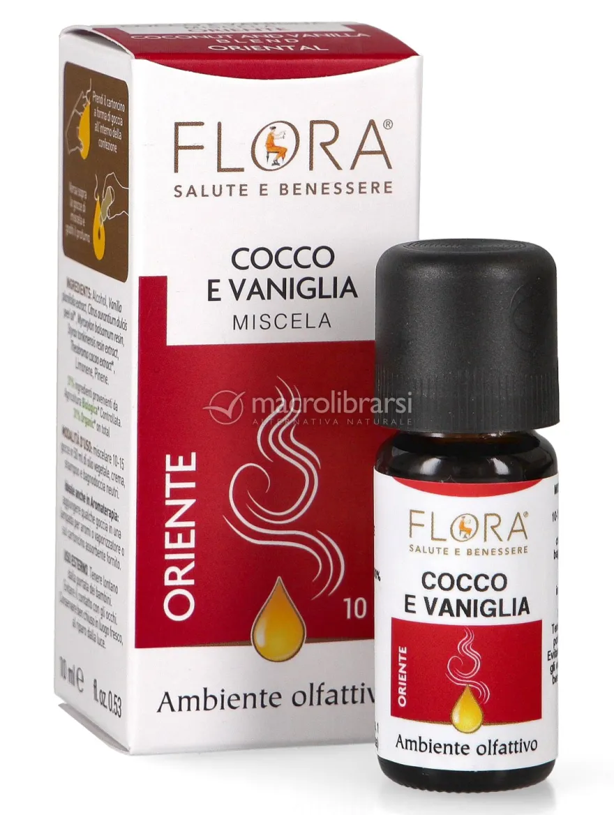 Miscela di Oli Essenziali Puri "Oriente" - Cocco e Vaniglia