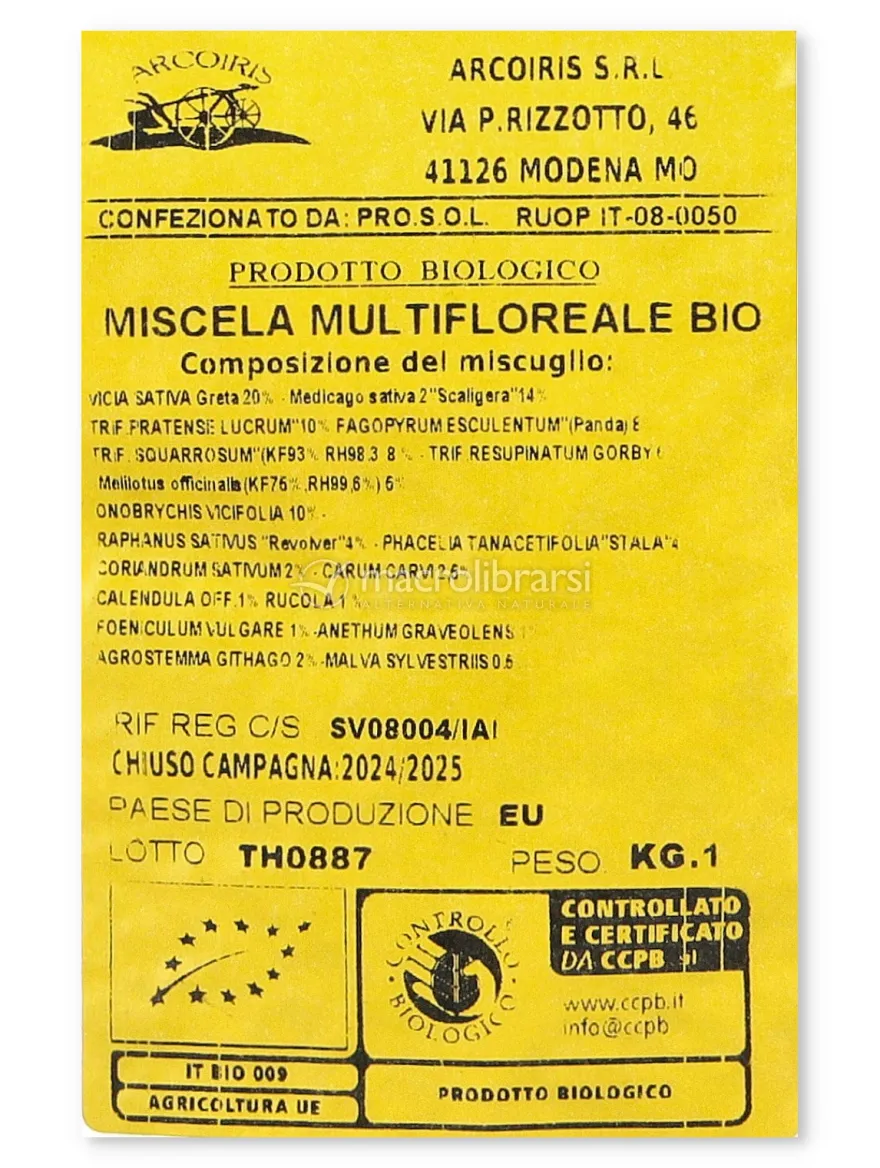 Miscela Multifloreale Arcoiris - 1 kg